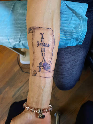 Explore bow and arrow tattoo ideas, creative tattoo ideas in Milford, available at Golden Hammer Tattoo Studios