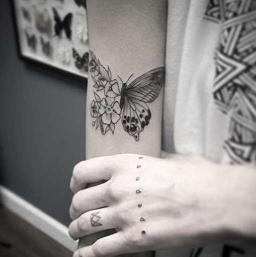 Explore witch hand tattoo ideas, creative tattoo ideas in Los Alamitos, available at Mr. Inkwells Classy Tattoos
