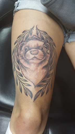 Explore joker card tattoo ideas, creative tattoo ideas in Albuquerque, available at Por Vida Tattoo