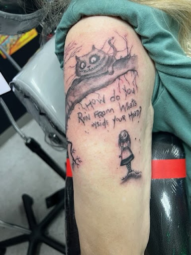 Explore biblical hellscape sleeve tattoo ideas, creative tattoo ideas in Malvern, available at Brick City Tattoos
