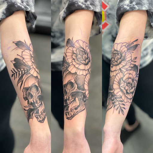 Explore cover up tattoo ideas on shoulder, creative tattoo ideas in Lockport, available at Archer Ink Tattoo