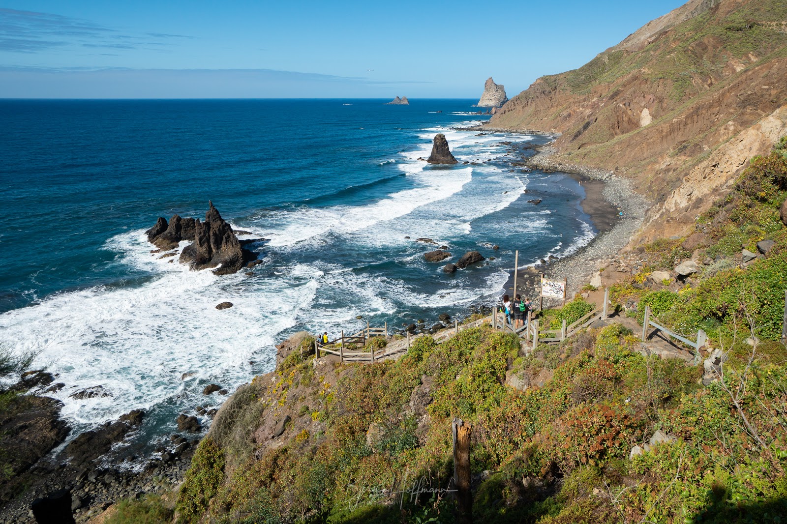 Playa de Benijo II的照片 带有灰沙表面