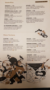 Pizzeria Da Zero à Milan (le menu)