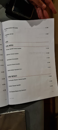 Menu / carte de La Taverna dei Briganti à Carlopoli