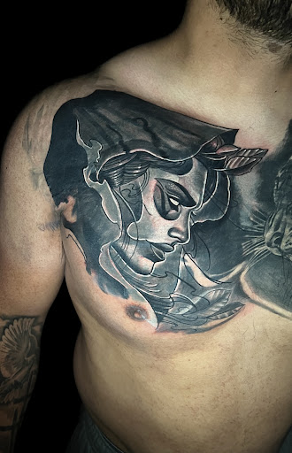 Explore dead inside tattoo ideas, creative tattoo ideas in Silver City, available at Independent Ink Tattoo