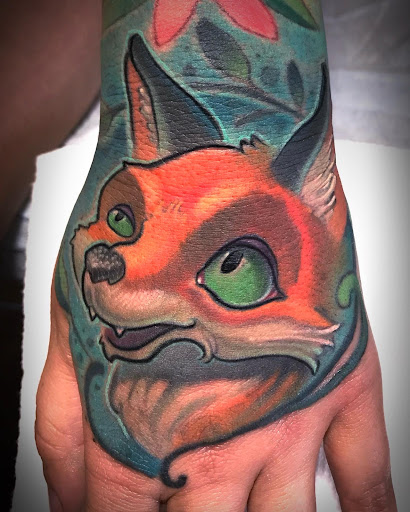 Explore skier tattoo ideas, creative tattoo ideas in Midlothian, available at Ink and Iron Studios