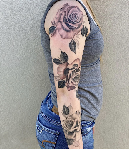 Explore god tattoo ideas for men, creative tattoo ideas in Albuquerque, available at True Grit Tattoo