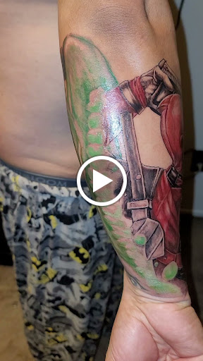 Explore islam tattoo ideas, creative tattoo ideas in La Habra, available at Raining Ink Tattoo Studio