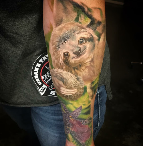 Explore butterfly tattoo idea, creative tattoo ideas in Arlington, available at Urbans Tattoo & Piercing Studio