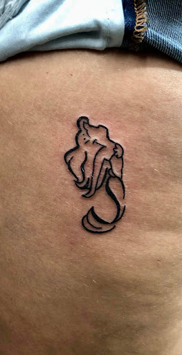 Explore cool face tattoos ideas, creative tattoo ideas in Meridian, available at Creative Pain Tattoo Studio