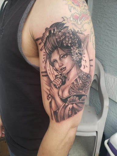 Explore jiraiya tattoo ideas, creative tattoo ideas in Ocoee, available at Slaughterized Ink Tattoo and Piercing Studio