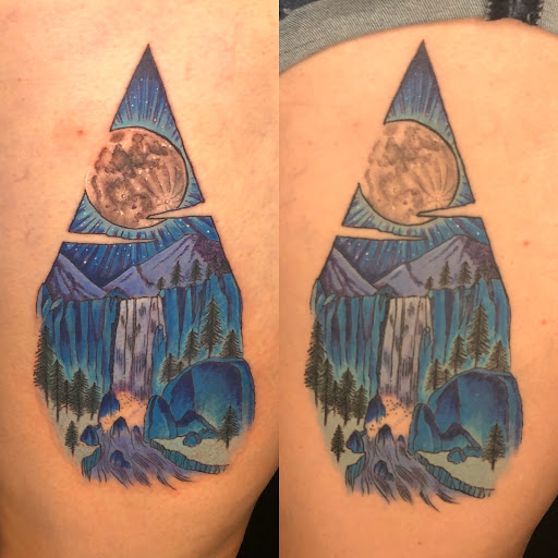 Explore tattoo basketball ideas, creative tattoo ideas in Ventura, available at White Lotus Body Arts Studio