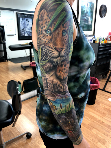 Explore scar covering tattoo ideas, creative tattoo ideas in Sarasota, available at SEVEN SINS Tattoo Studio