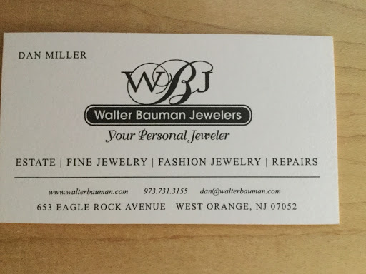 Jewelry Store «Walter Bauman Jewelers», reviews and photos, 653 Eagle Rock Ave, West Orange, NJ 07052, USA