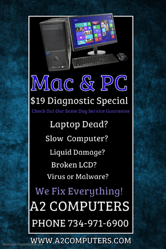 Computer Repair Service «A2 Computers», reviews and photos, 3096 Platt Rd, Ann Arbor, MI 48108, USA