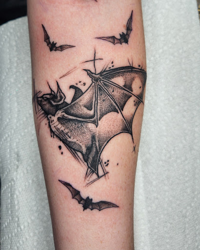Explore rose tattoo ideas for men, creative tattoo ideas in Fort Worth, available at Darkside of Texas Tattoo & Piercing