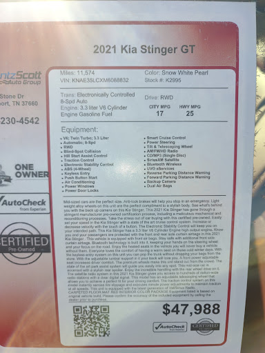 Kia Dealer «Kia of Kingsport», reviews and photos, 929 E Stone Dr, Kingsport, TN 37660, USA