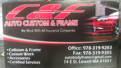 Auto Body Shop «C & F Auto Custom & Frame», reviews and photos, 14 E St, Lowell, MA 01851, USA