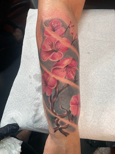 Explore ancient egyptian tattoo ideas, creative tattoo ideas in Orange, available at Ink Activitiez Tattoo