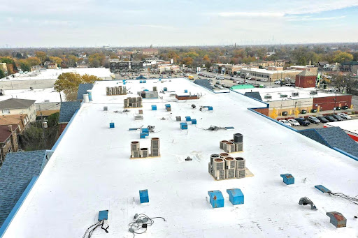 Roofing Contractor «New Edge Improvement Roofing Companies Chicago», reviews and photos, 7151 W Belmont Ave, Chicago, IL 60634, USA