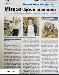 Carte du Miss Sarajevo à Pesaro