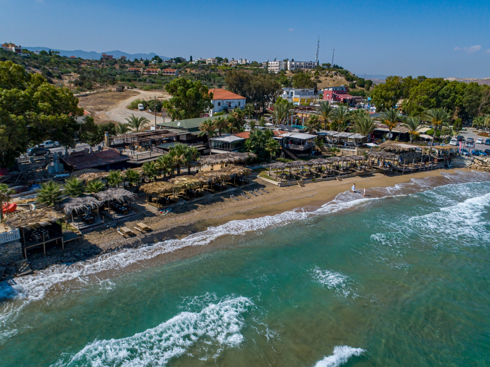 Foto van Bogaz beach en de nederzetting