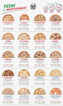 Menu du Pizza Time® Saint Denis à Saint-Denis