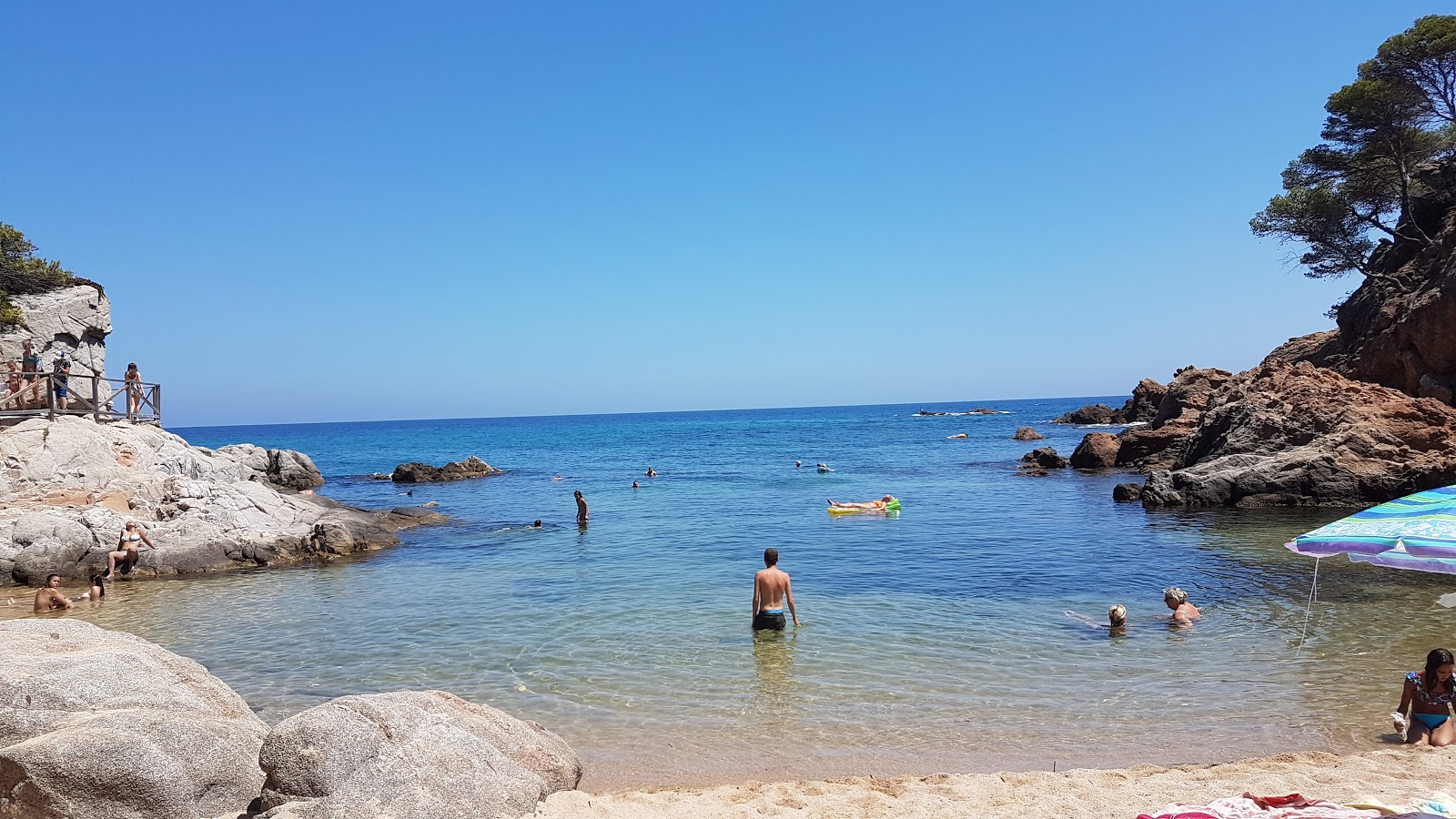 Foto di Cala Cap Roig con molto pulita livello di pulizia