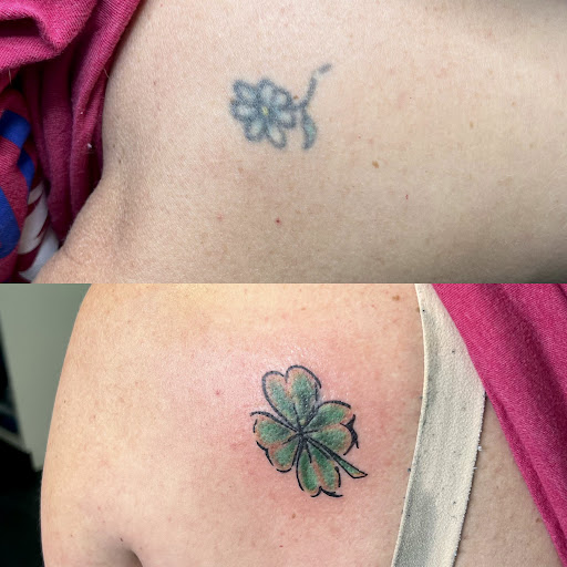 Explore pooh tattoo ideas, creative tattoo ideas in Meridian, available at Creative Pain Tattoo Studio