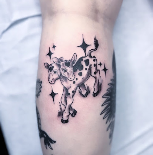 Explore 1983 tattoo ideas, creative tattoo ideas in Hatboro, available at Midnight Mass Tattoo Collective