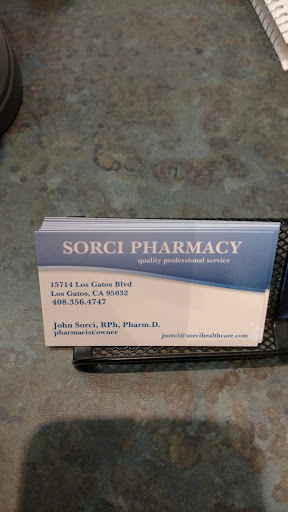 Pharmacy «Sorci Healthcare Pharmacy», reviews and photos, 15714 Los Gatos Blvd, Los Gatos, CA 95032, USA