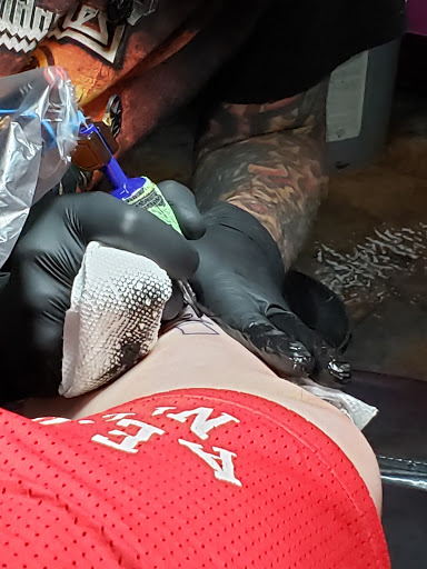 Find mens skull tattoo ideas for your next unique tattoo in Hildebran at Crazzys House of Tattoos