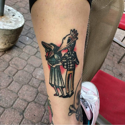 Explore drug addiction tattoo ideas, creative tattoo ideas in Tucson, available at The Painted Lady Tattoo