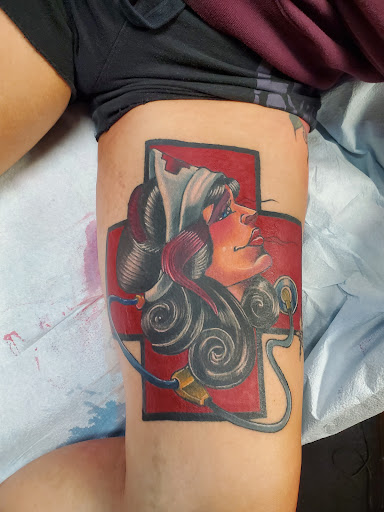 Explore outside forearm tattoo ideas, creative tattoo ideas in Port Orchard, available at Tonys Tried & True Tattoo