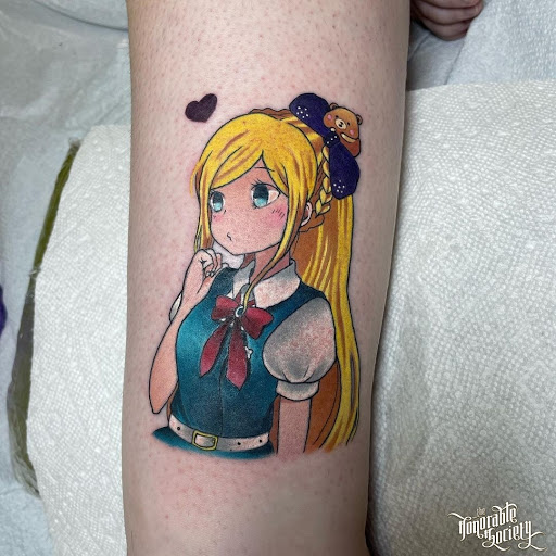 Explore cupcake tattoo ideas, creative tattoo ideas in West Hollywood, available at The Honorable Society Tattoo Shop