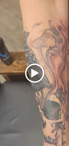 Explore inner forearm tattoos ideas, creative tattoo ideas in Jackson, available at Ye Olde Skull Tattoo