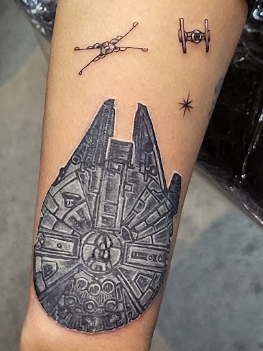 Explore semicolon tattoo ideas for men, creative tattoo ideas in Montgomery, available at Flying Eye Tattoo Studio