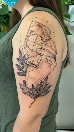 Explore titanic tattoo ideas, creative tattoo ideas in Austin, available at Moon Tattoo