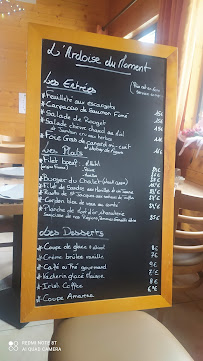 Menu du Restaurant Le Chalet à Chavannes-les-Grands