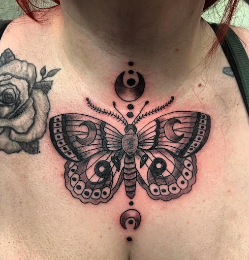 Find moth tattoo ideas for your next unique tattoo in Hudson Falls at ALTERED ADDICTION TATTOOS