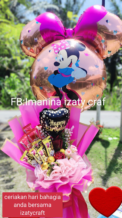 Suprise bouquet ballon and decoration izaty craft Perak manjung
