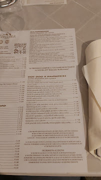 Menu / carte de Mediterranea à Spotorno