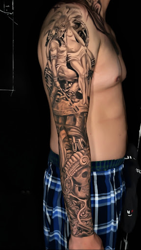 Explore honey tattoo ideas, creative tattoo ideas in Mount Olive, available at Angels tattoo shop