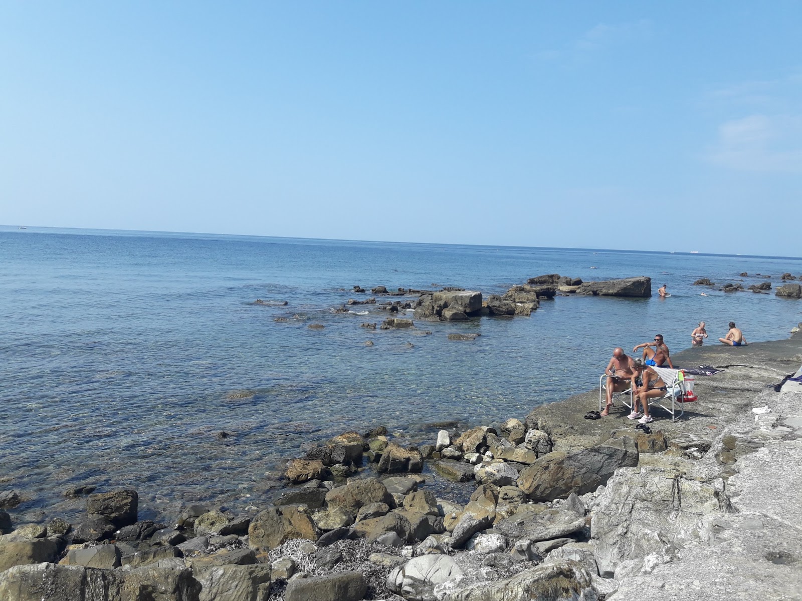 Spiaggia Margherita'in fotoğrafı geniş plaj ile birlikte