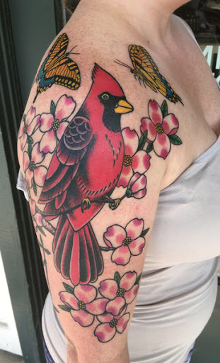 Explore leg piece tattoo ideas, creative tattoo ideas in Strasburg, available at Champion Tattoo Company