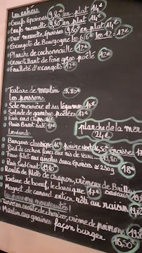 L'Auberge du Moulin Thibel à Gissey-sur-Ouche menu