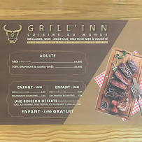 Carte du GRILL' INN à Limoges