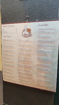 Pizzeria Da Attilio à Naples menu