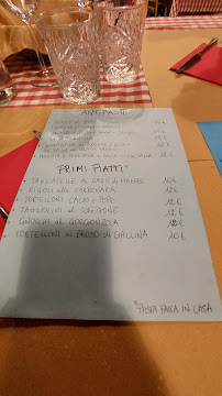 Trattoria Vecchio 800 à Pozzolengo carte