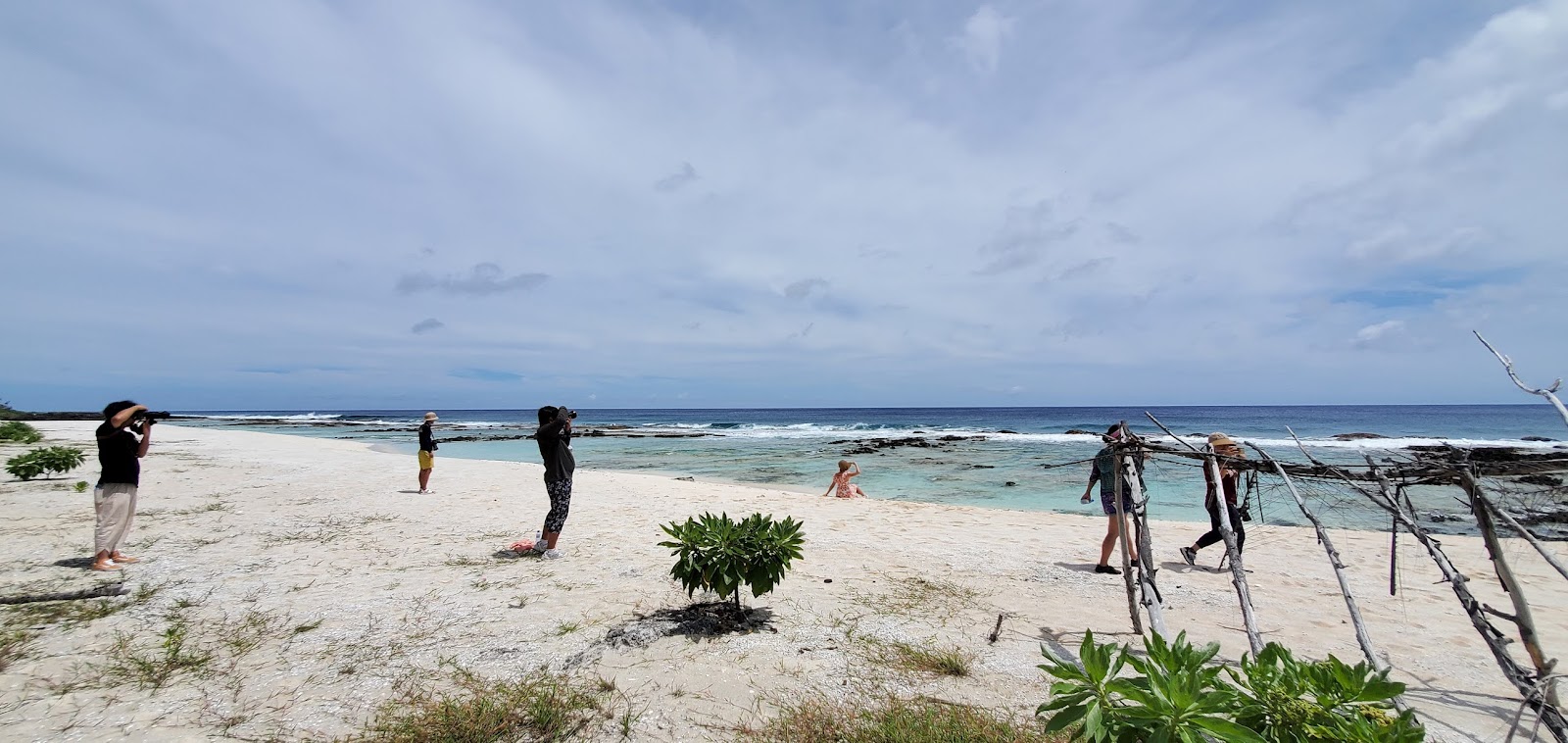 Foto van Mochong Beach met wit zand oppervlakte